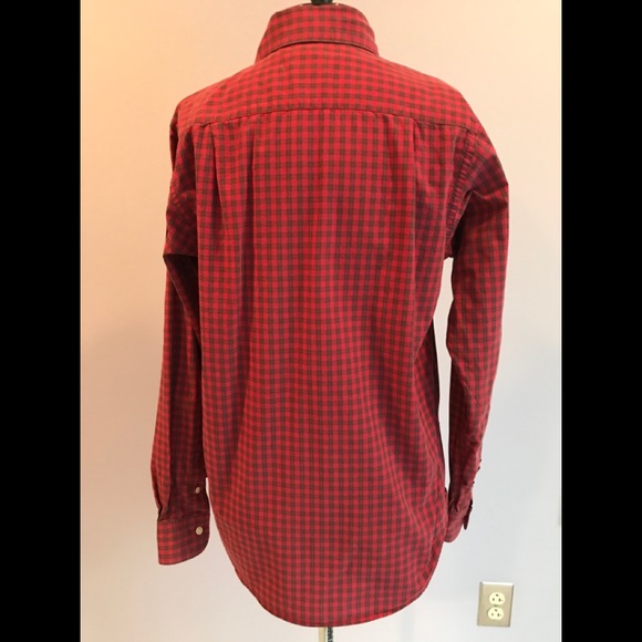BrooksBros Red Plaid Shirt - Picture 6 of 8